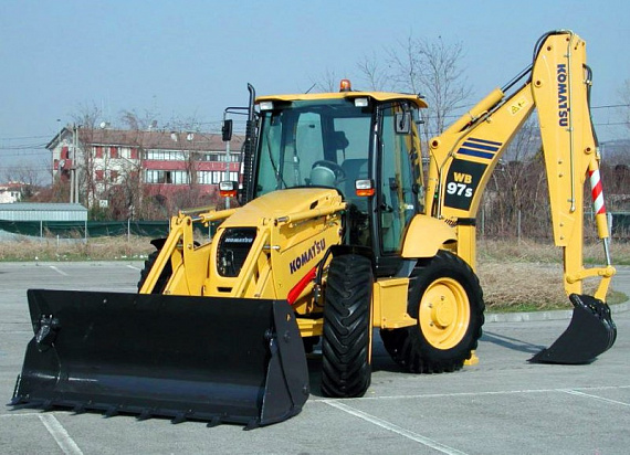 Экскаватор-погрузчик Komatsu WB97S0