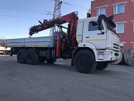 Манипулятор-вездеход 20 тонн КАМАЗ 65201 с КМУ AMCO VEBA 946/4S