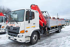 Манипулятор 10 тонн HINO 500 с КМУ Fassi F245