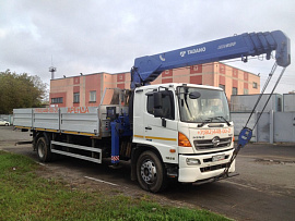 Манипулятор 10 тонн HINO 500 с КМУ TADANO ZR820