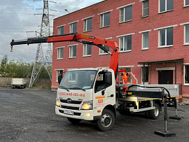 Манипулятор 5 тонн HINO 300 c КМУ PALFINGER PK 10000