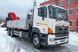 Манипулятор 15 тонн HINO 700 c КМУ Fassi F335